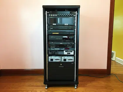 Figure 4: /u/nicholasserra, Video archival rack build: one year update; More gear, bigger rack